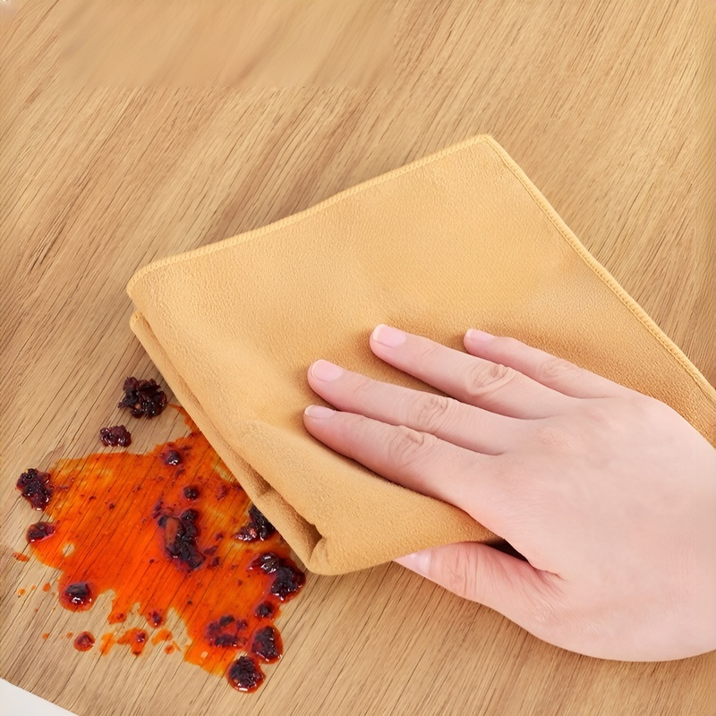 No-shedding Dual-sided Suede Towel for Car Cleaning