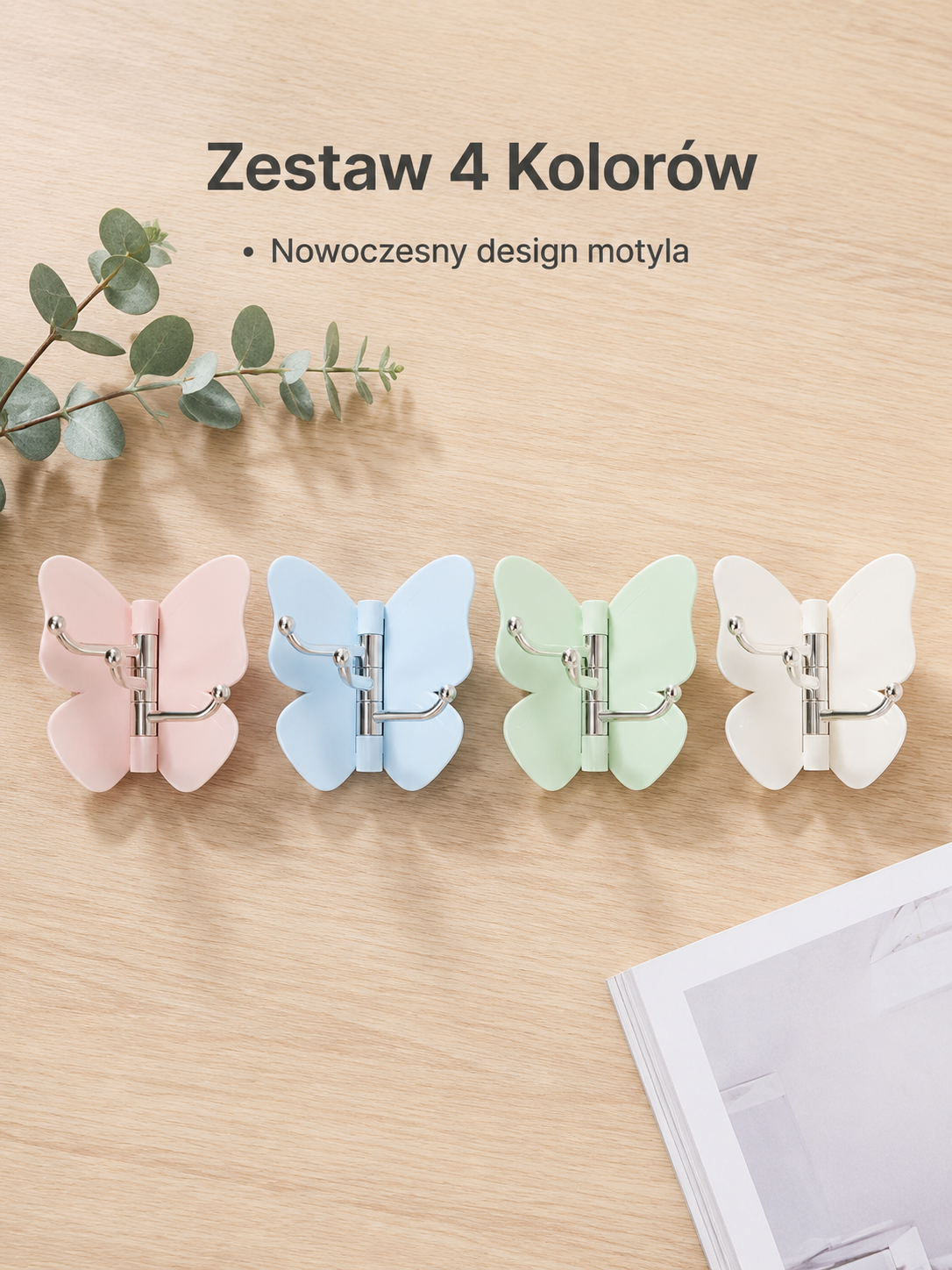 Domowy wielofunkcyjny obrotowy haczyk motylkowy