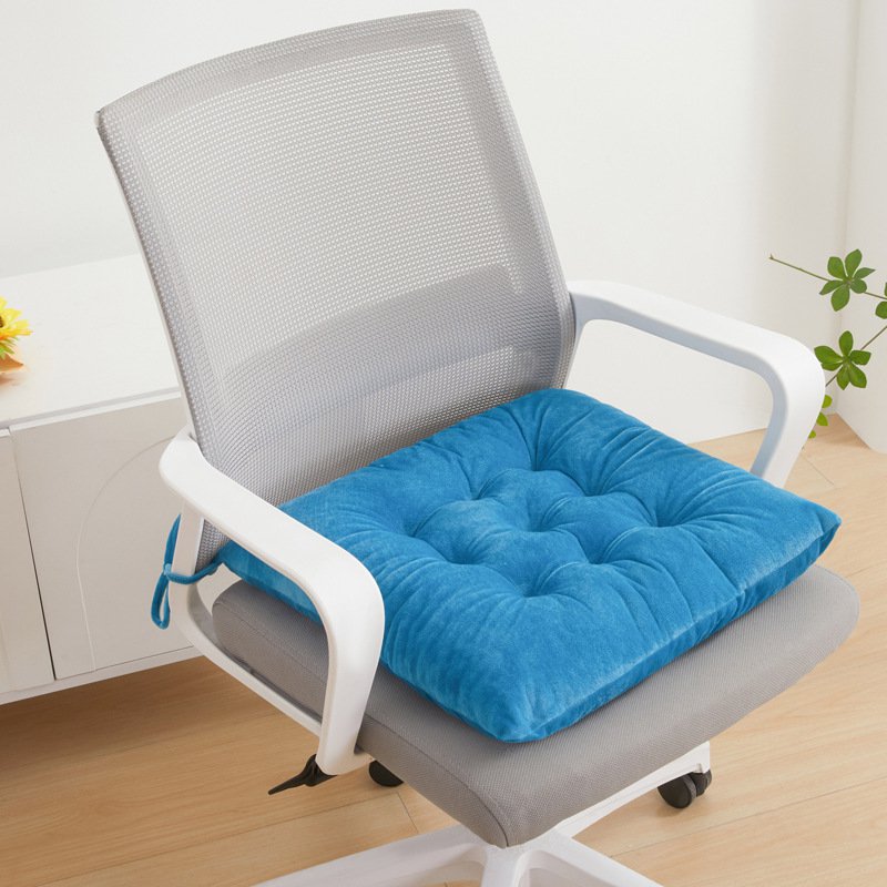 Crystal velvet seat cushion