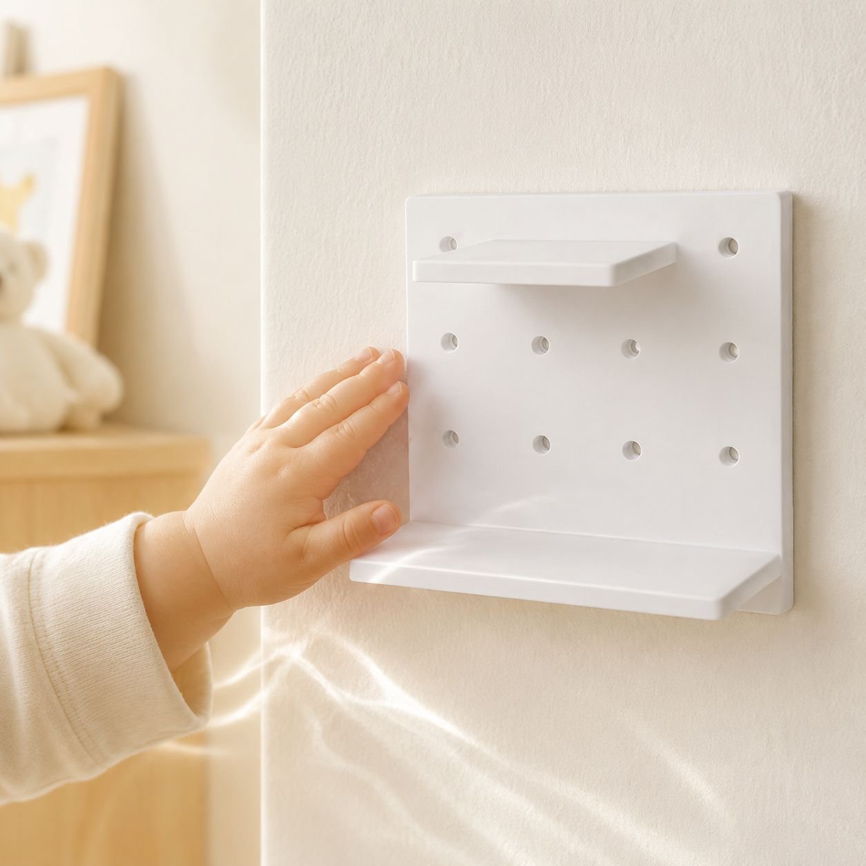 Modernes Design der Kunststoff Lochwand Aufbewahrungsplatte