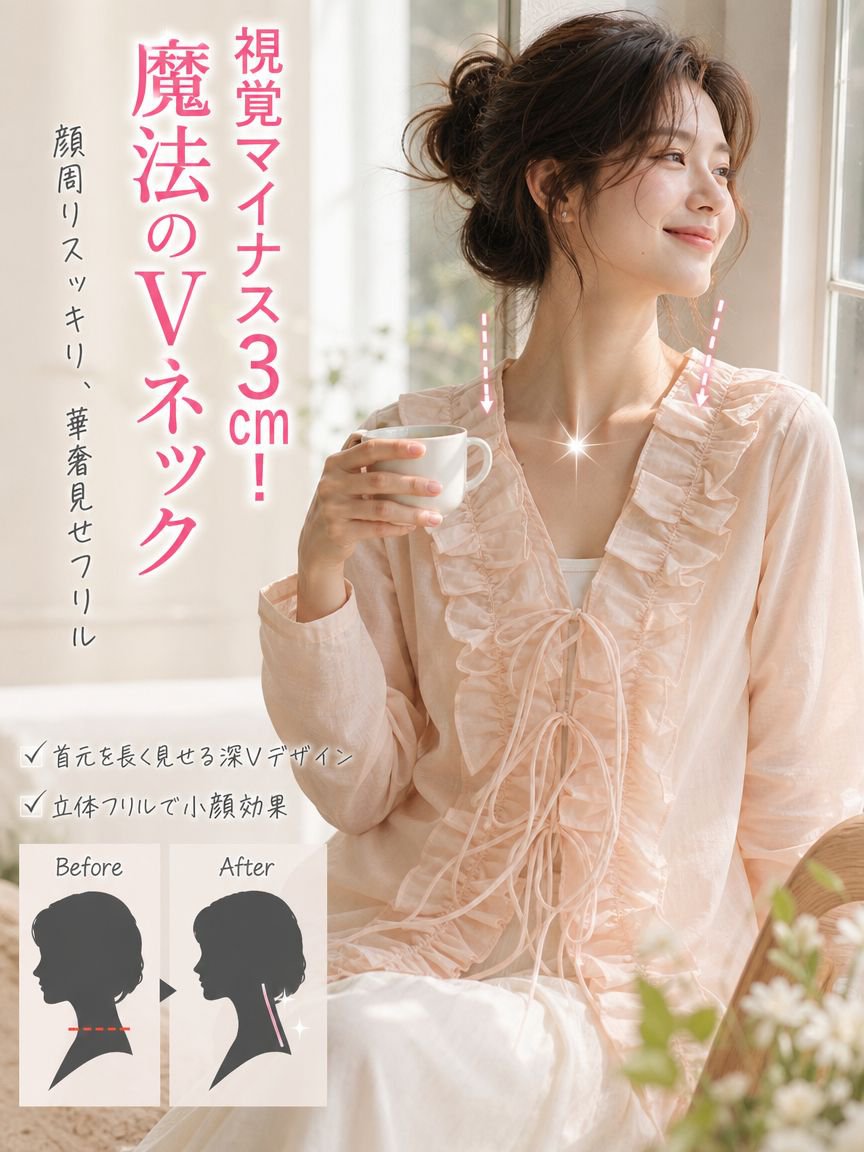 Monolly 累計12万枚突破・清楚系超軽量フリルシャツ | 今年の夏の大本命