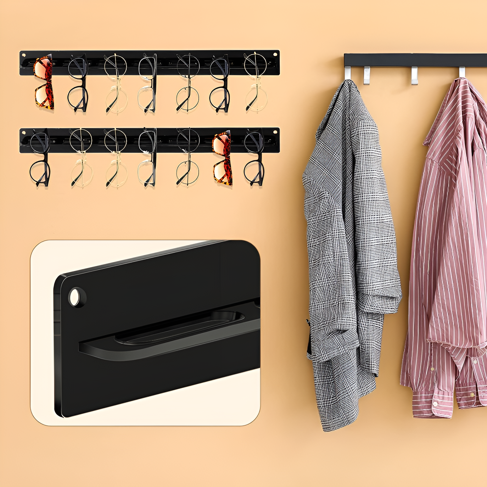 Modernes Brillen Präsentationsregal aus Acryl