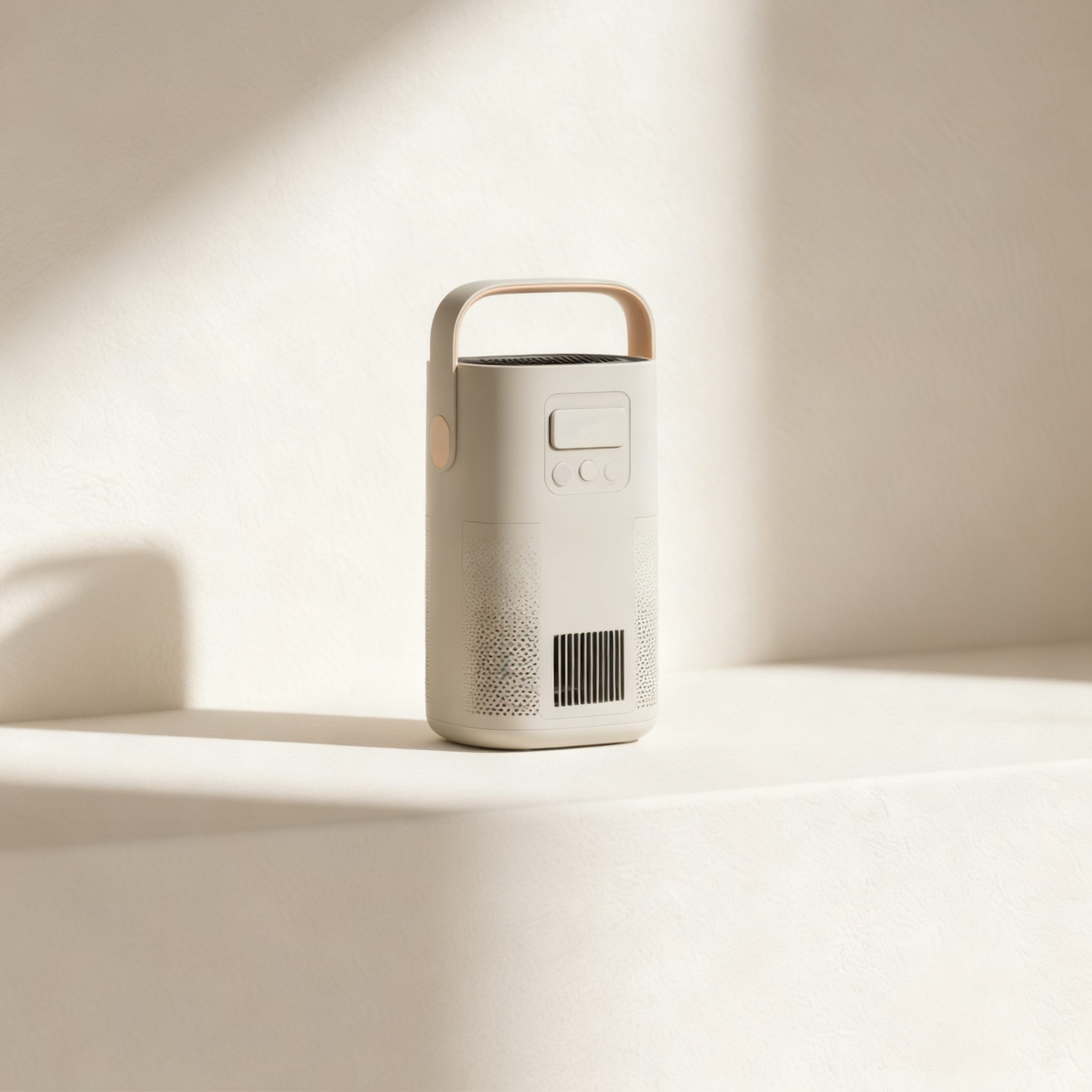 เครื่องฟอกอากาศขนาดเล็กพกพาเงียบดีไซน์ทันสมัย