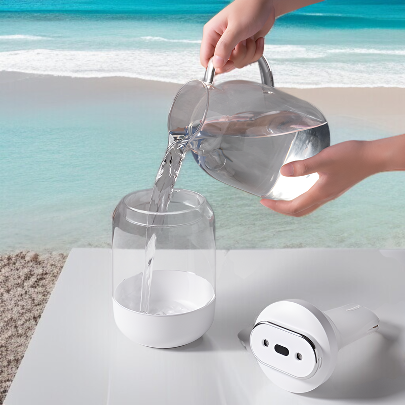 雰囲気ライト付き加湿器の点灯状態