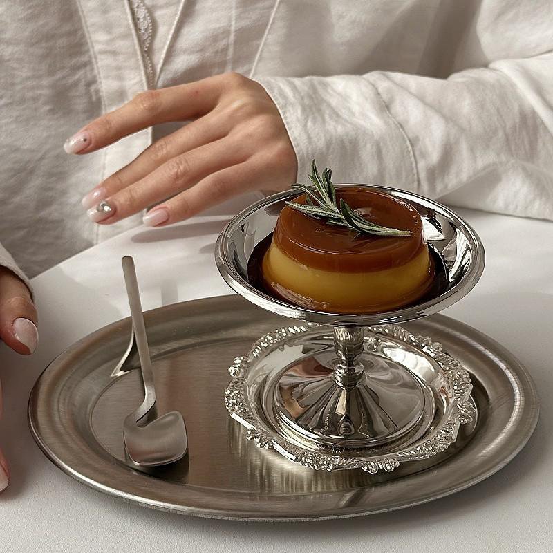 不鏽鋼高腳甜點杯