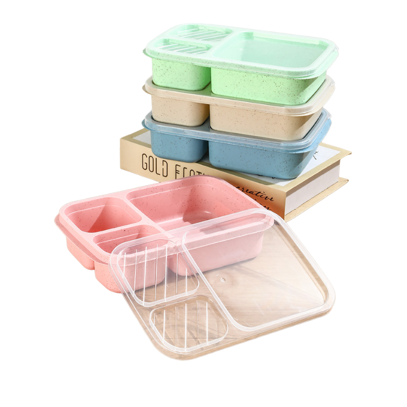 Wheat straw lunch box