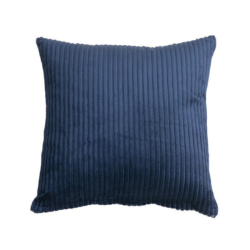 Sofa Cushion Solid Color Striped Bedside Cushion Welfare Pillow Cover Back Cushion Striped Cushion