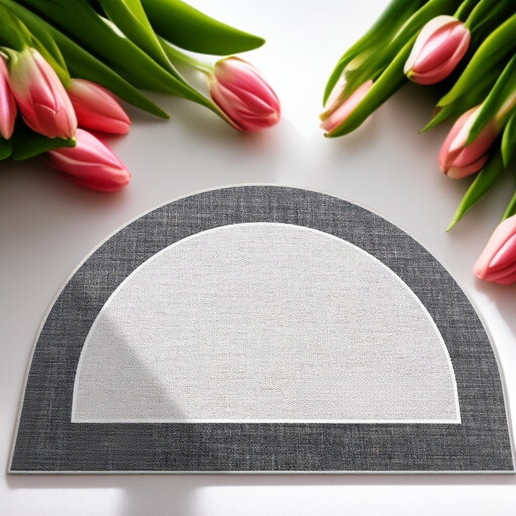 반원형 미끄럼 방지 먼지 제거 입구 발판