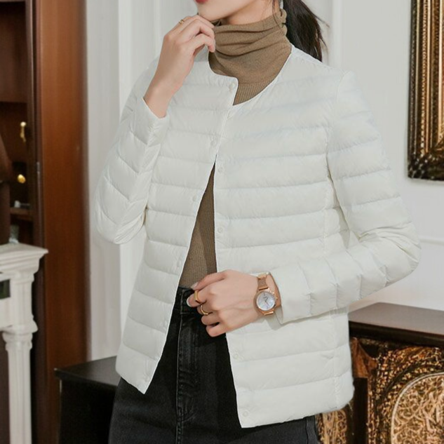 レディース暖かいインナーベストダウンジャケット