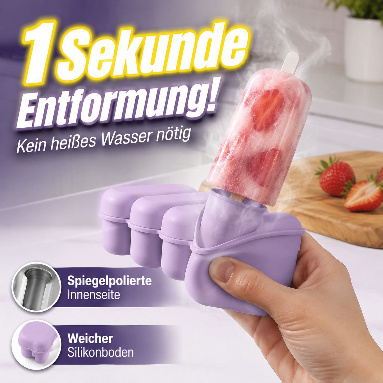 Eisstiel-Form für den Hausgebrauch