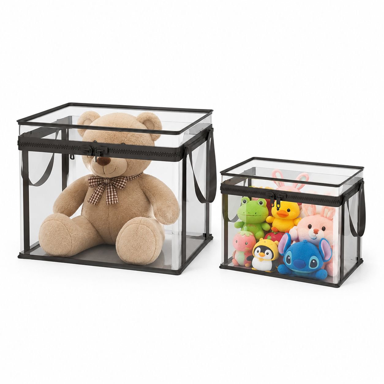Home Organization Doll Storage Basket with Lid
