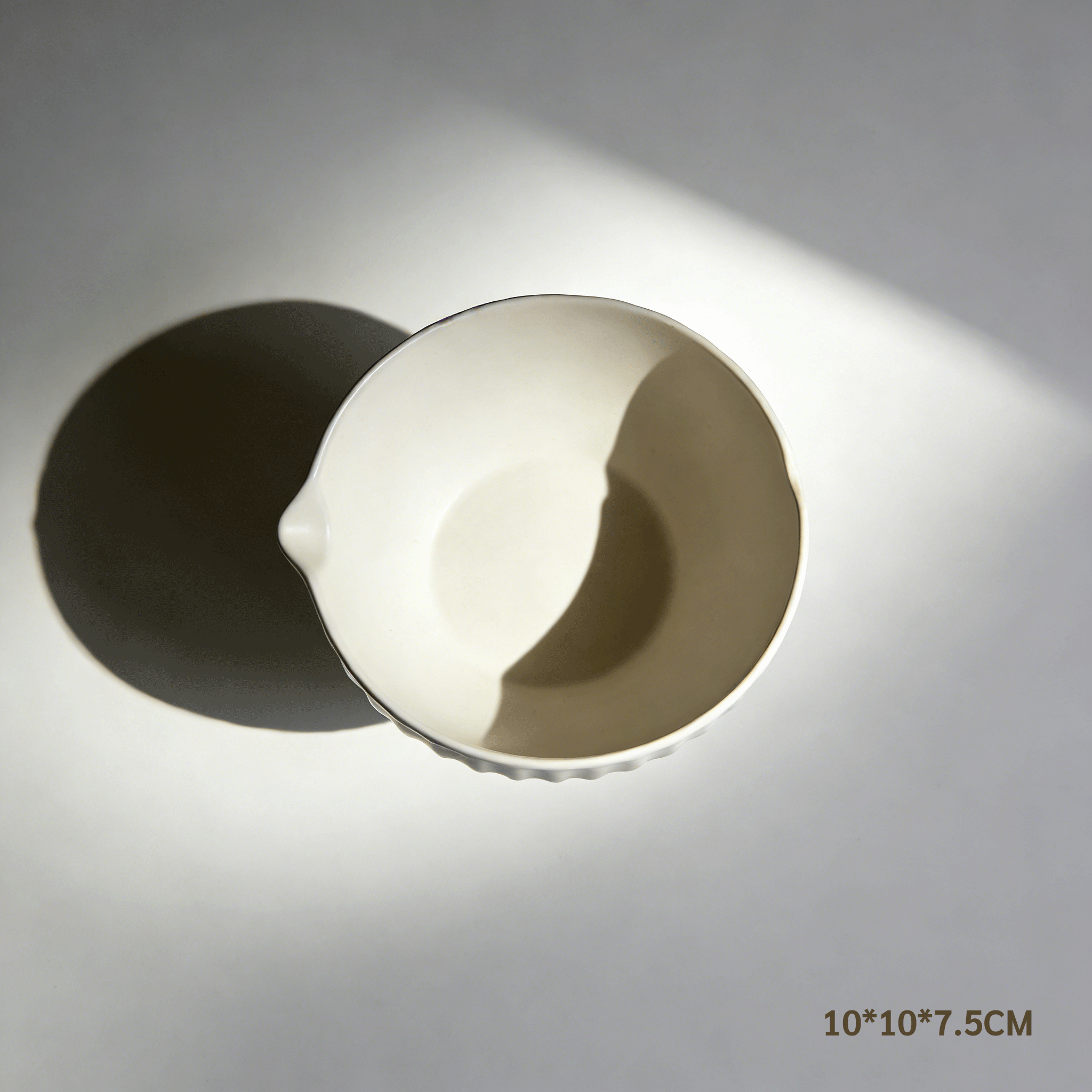 家庭用セラミック果物皿の高級感あるデザイン