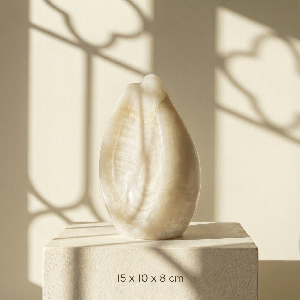 家居擺設用米白雕塑