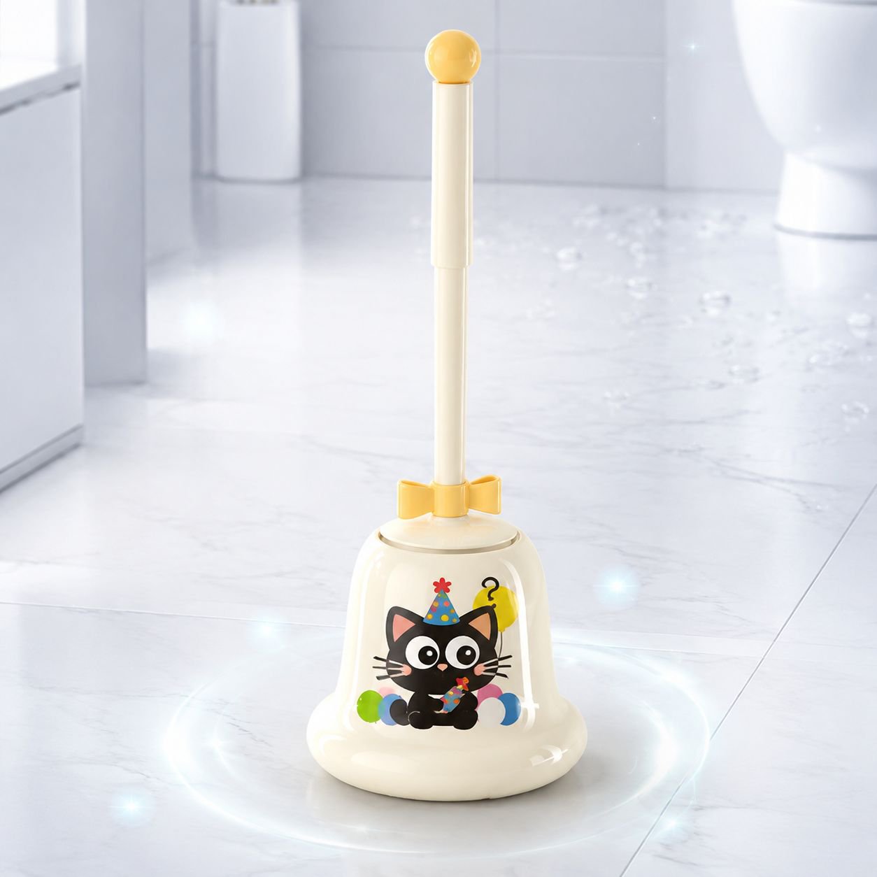 Floor-Standing Household Toilet Brush, Long Handle, Cleaning and Refreshing
