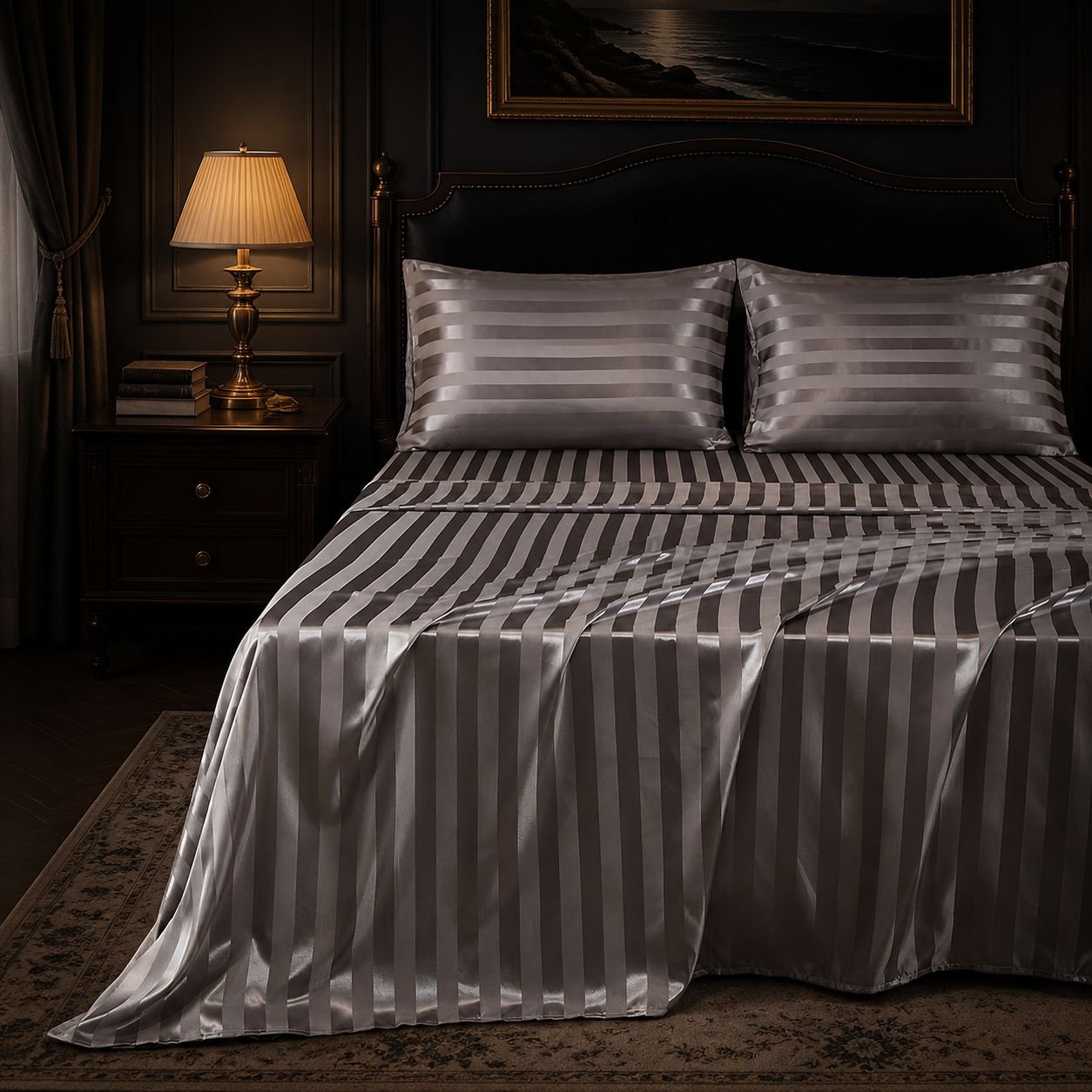 American Style Light Luxury Bedding Ensemble