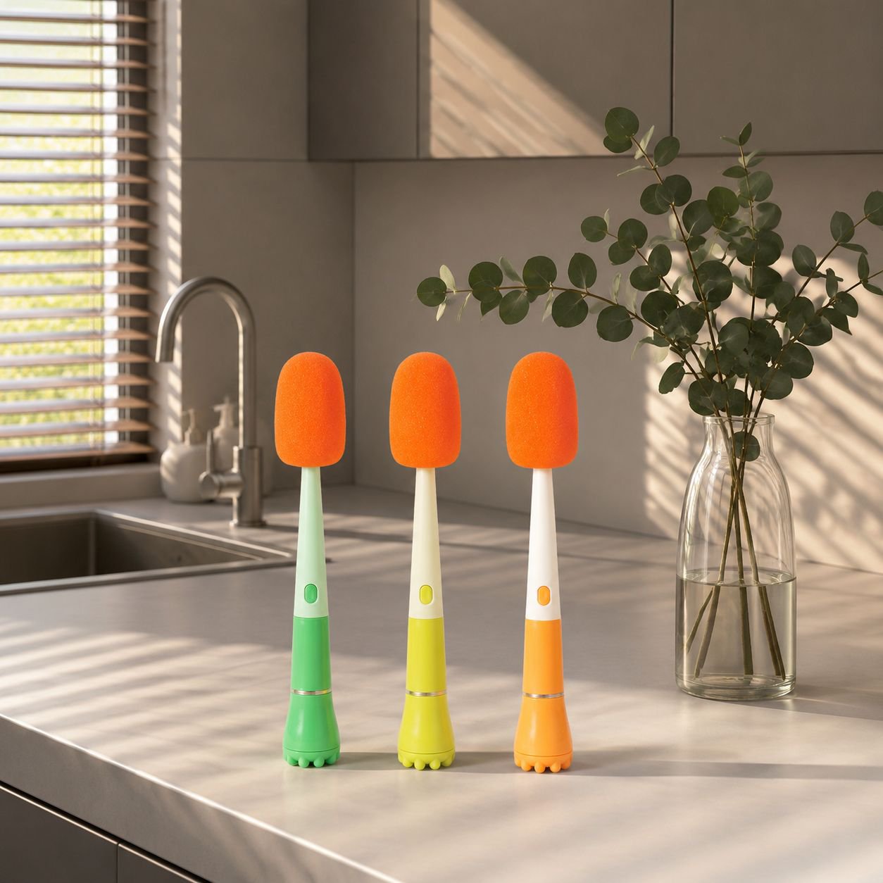 Outil de nettoyage pour bouteilles réutilisables