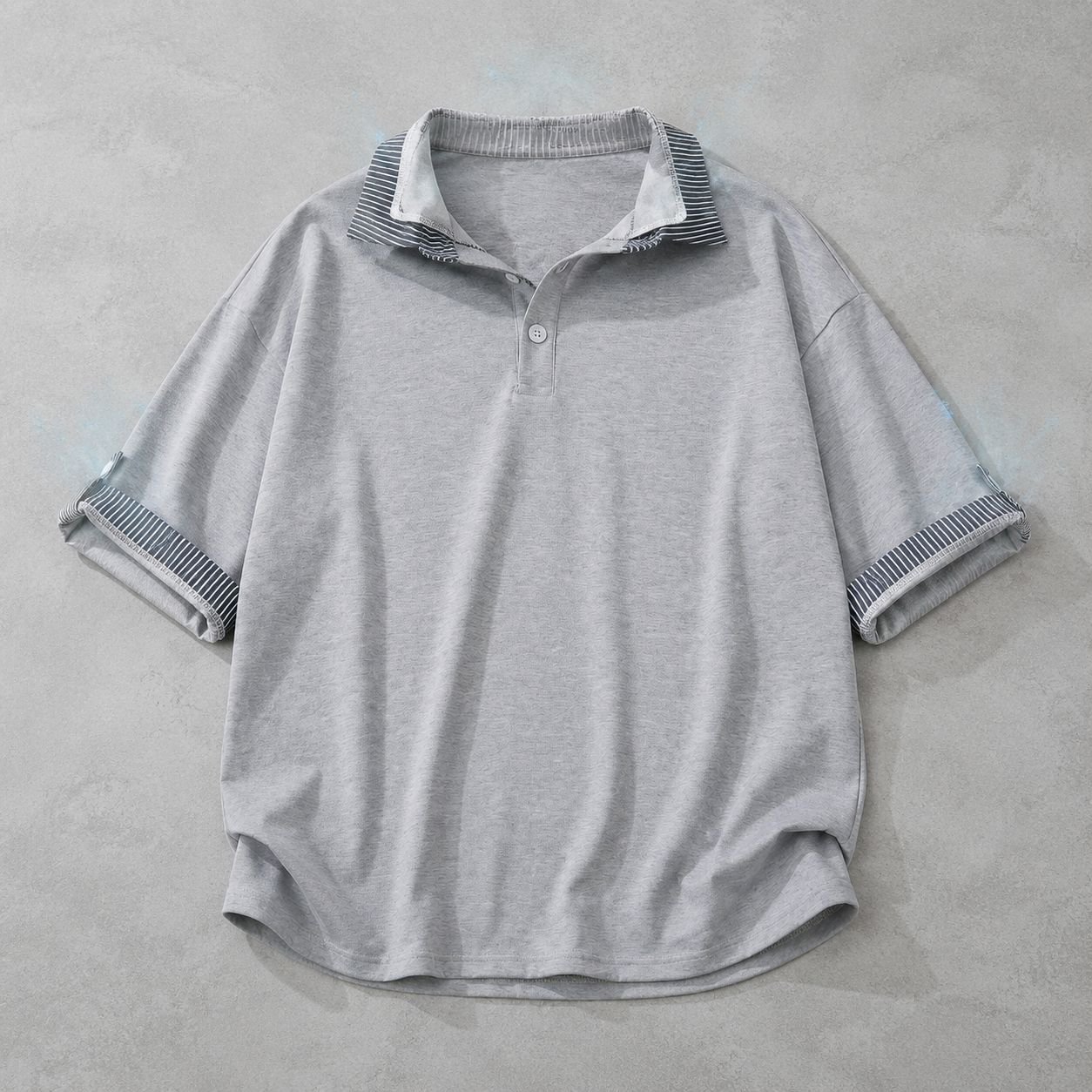 快適な着心地の韓国風カジュアルTシャツ