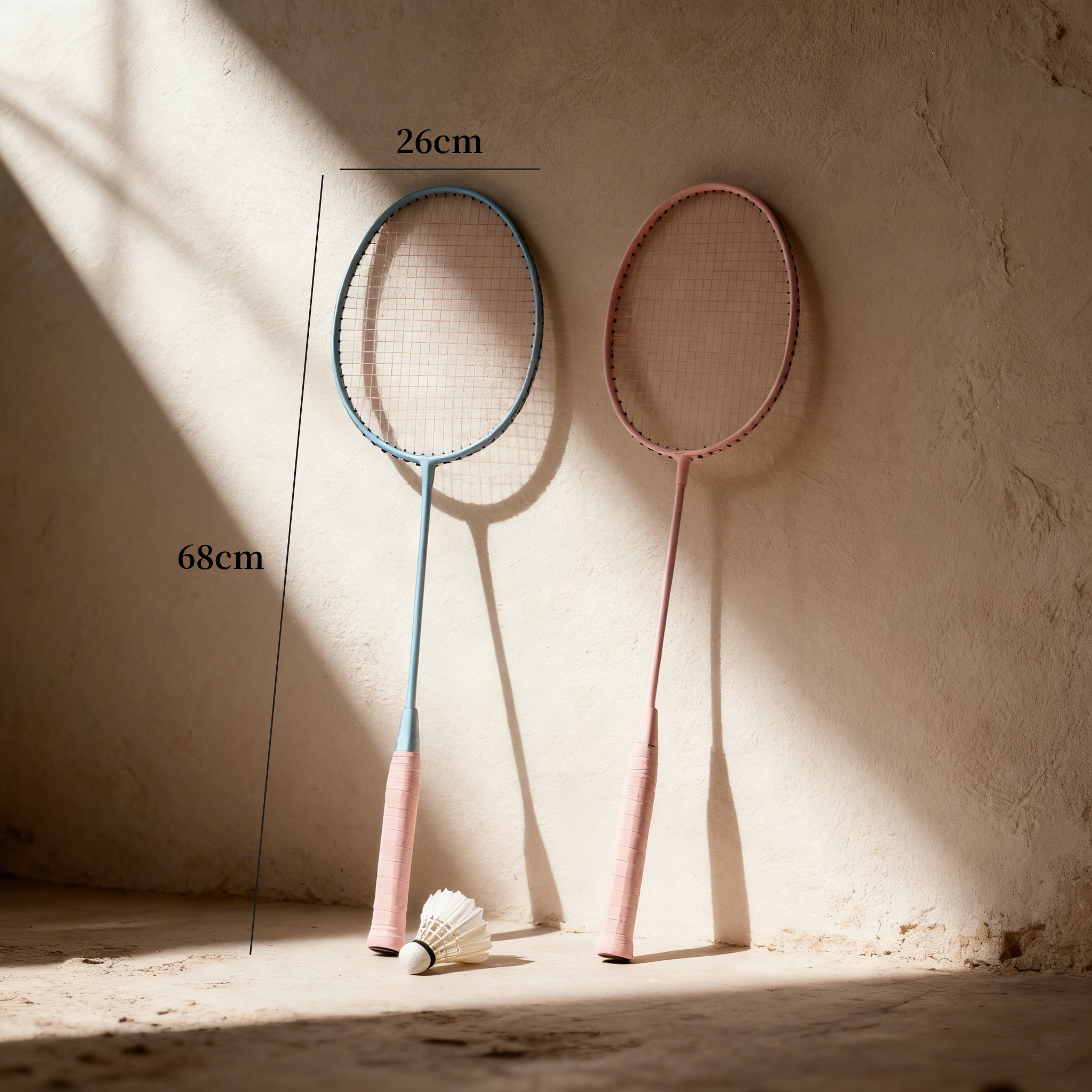 튼튼한 그립이 적용된 배드민턴 라켓