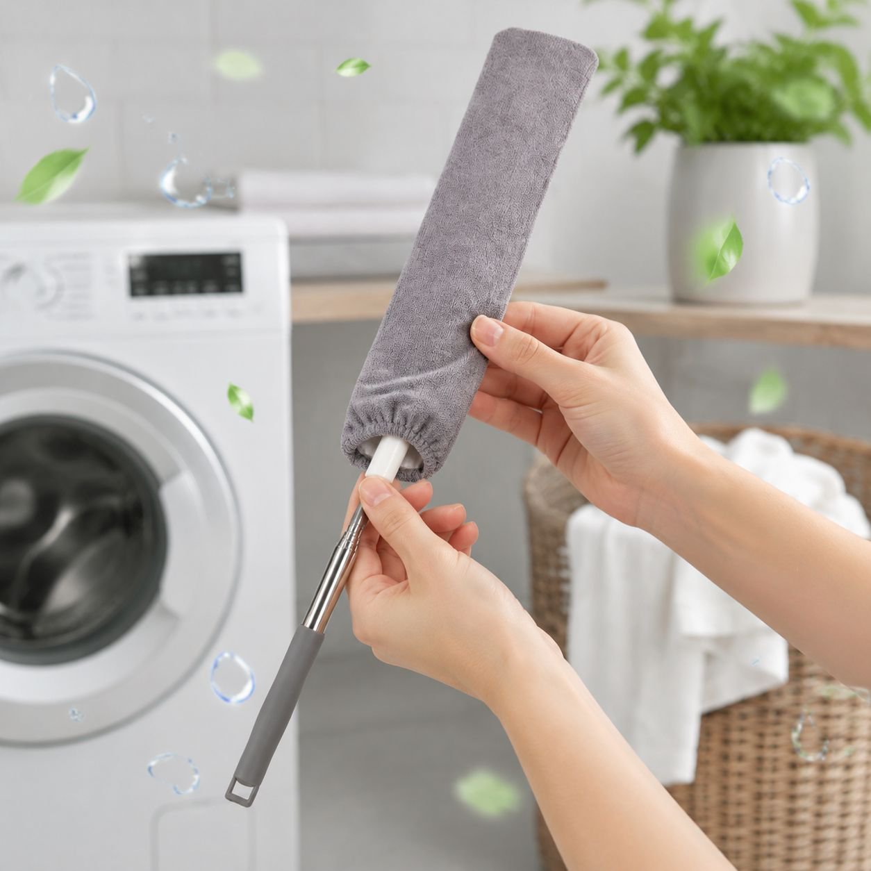 Cepillo extensible para limpiar debajo del sofá y la cama