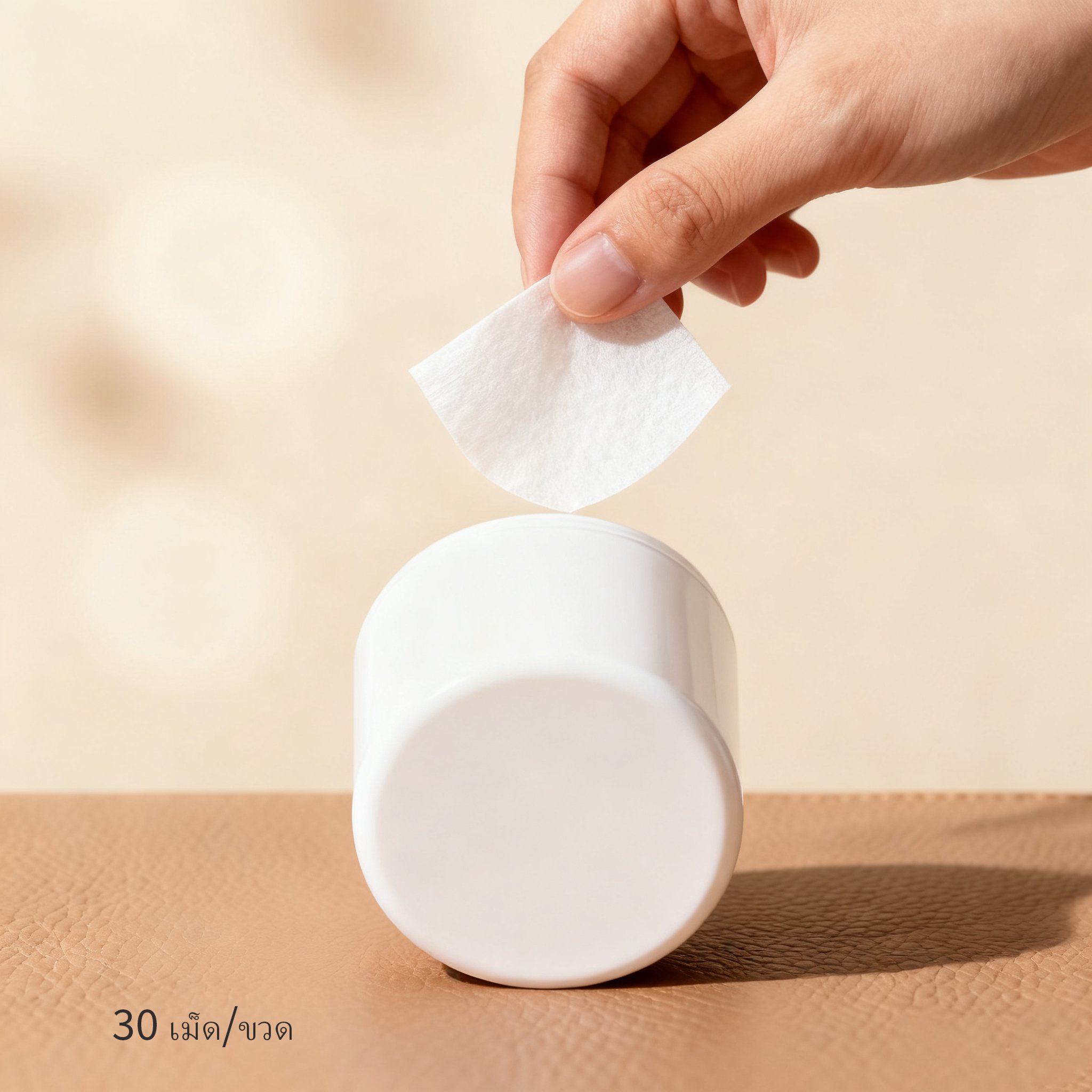 สำลีมาสก์หน้าใช้งานง่าย