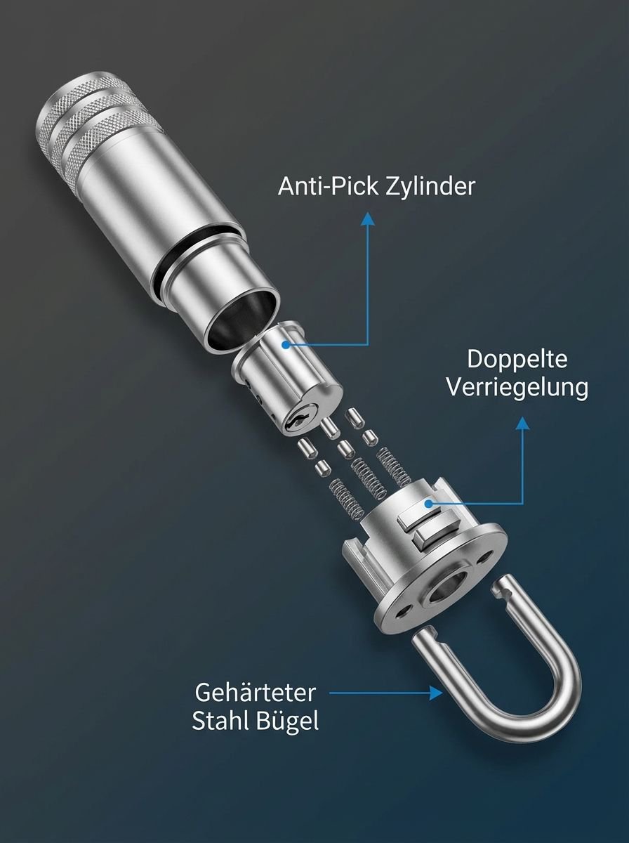 Sicherheitskette als Schutz für Einfahrtstore