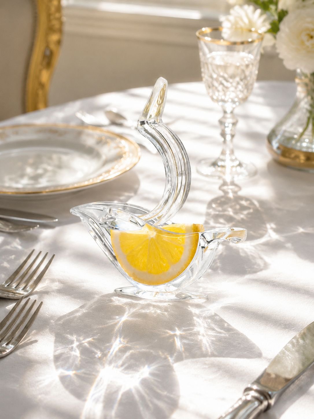 Portable small fruit juicer with transparent plastic design