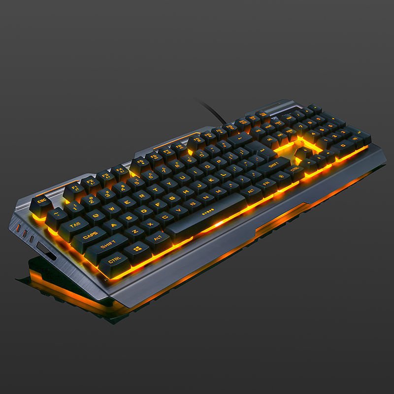 Fabrik-Direktverkauf Jingdi V1 mechanische Tastatur und Maus-Set, Notebook-Desktop, kabelgebundene G