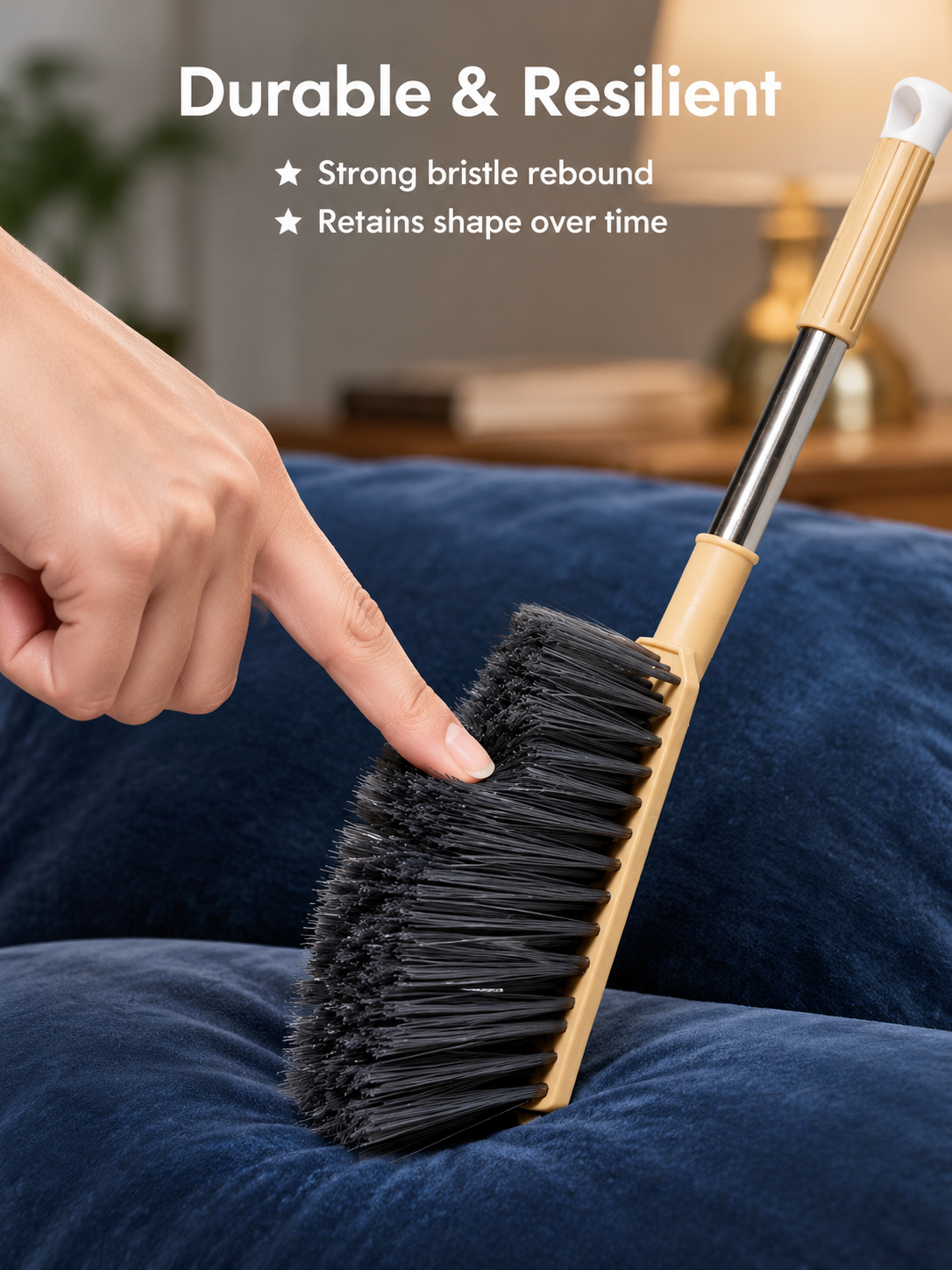 Bed brush sweeping bed brush household bed brush stainless steel long handle household cleaning stud