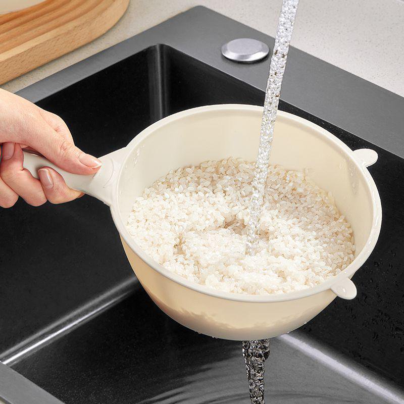 キッチン用軽量米洗いストレーナー