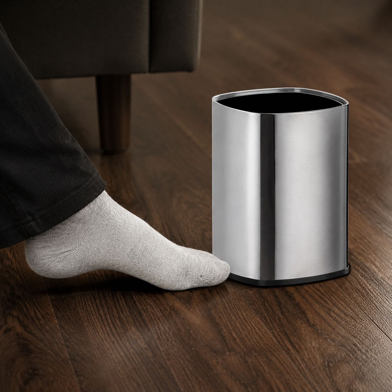 Heavy-duty Trash Bag Storage Bin for Cleaning Supplies
