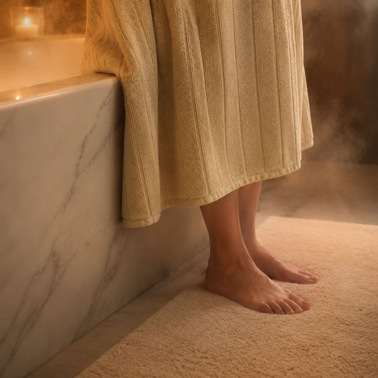 Long fiber cotton towel for spa and home use
