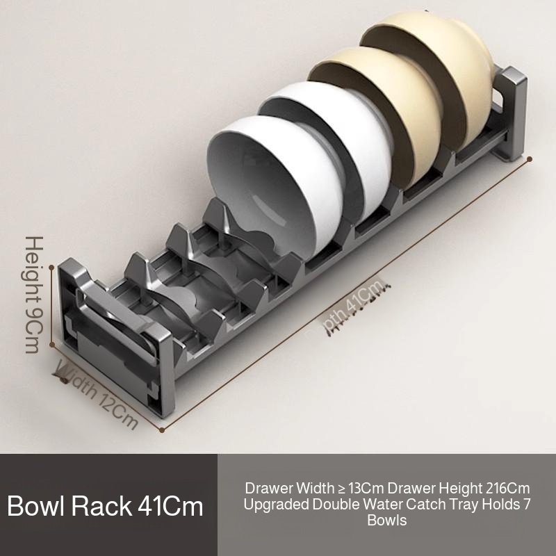Kitchen drawer divider cabinet dish storage rack bowl and chopsticks plate storage box cutlery dish 