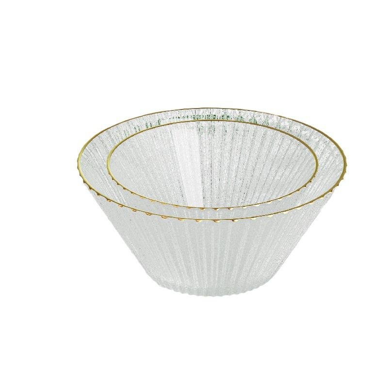 Heat-resistant Transparent Glass Bowl