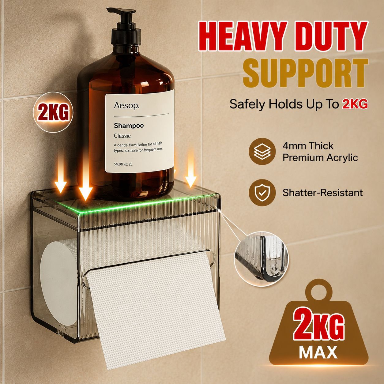 New Luxury Acrylic Tissue Box