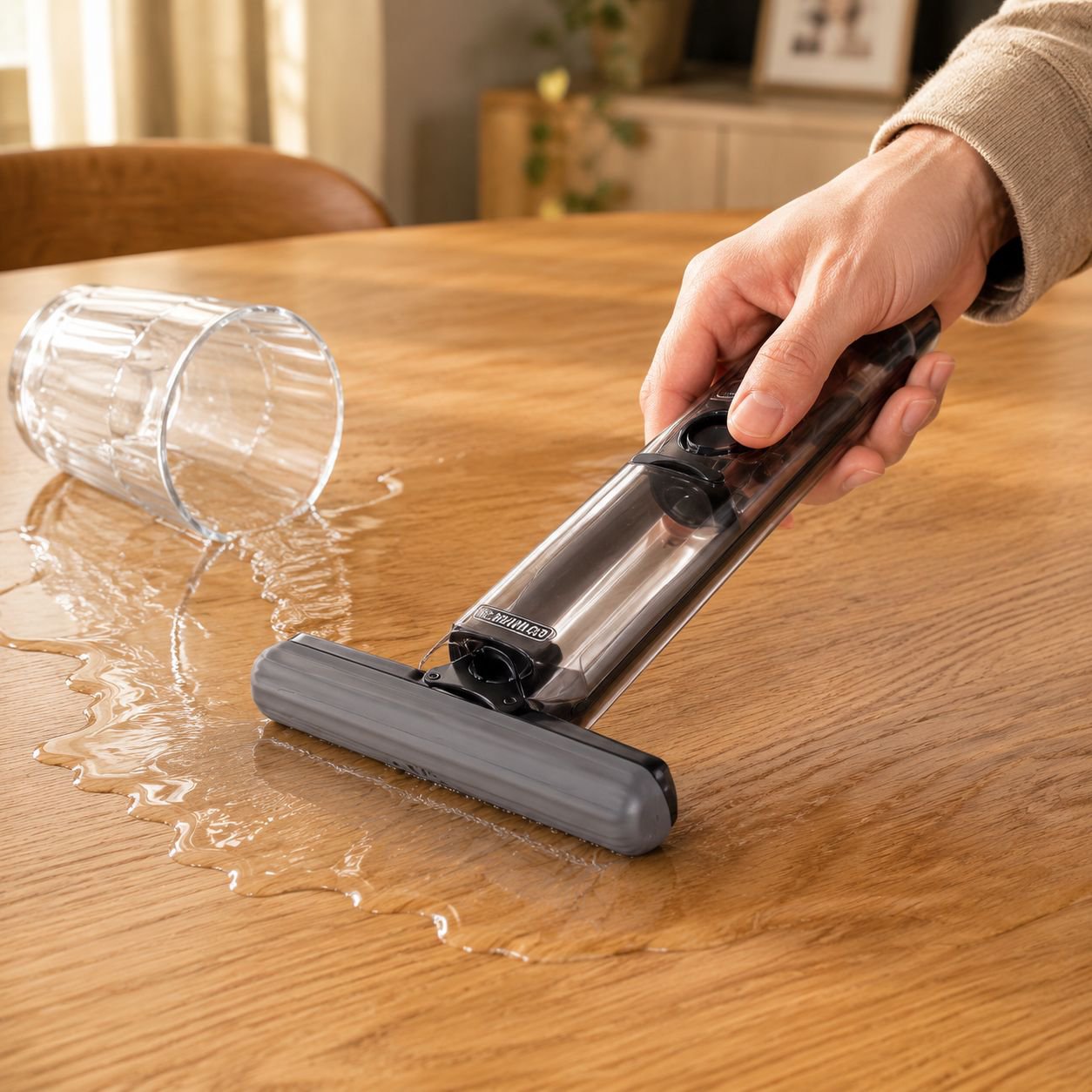 Mini spray mop, wet and dry dual use, easy hand wipe, no wash
