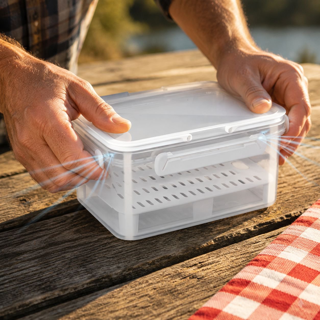 Tragbare Outdoor-Kühlbox für Frühlingsausflüge