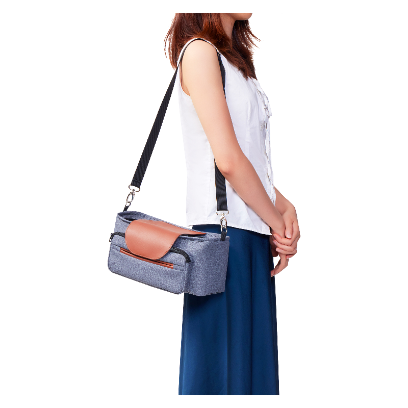 กระเป๋าเก็บของติดรถเข็นสัตว์เลี้ยงแบบสองช่อง