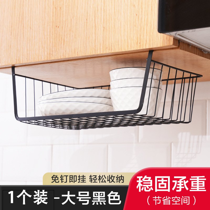ドリル不要のキッチン収納用吊り下げラック