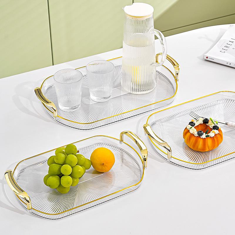 Double Handle Round Tray