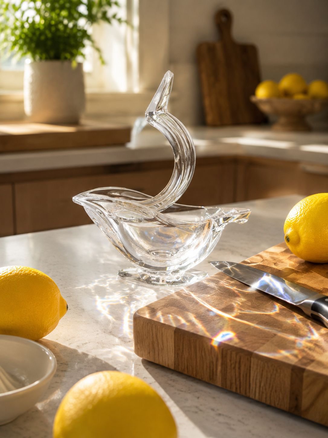 Lightweight portable juicer for lemons and limes