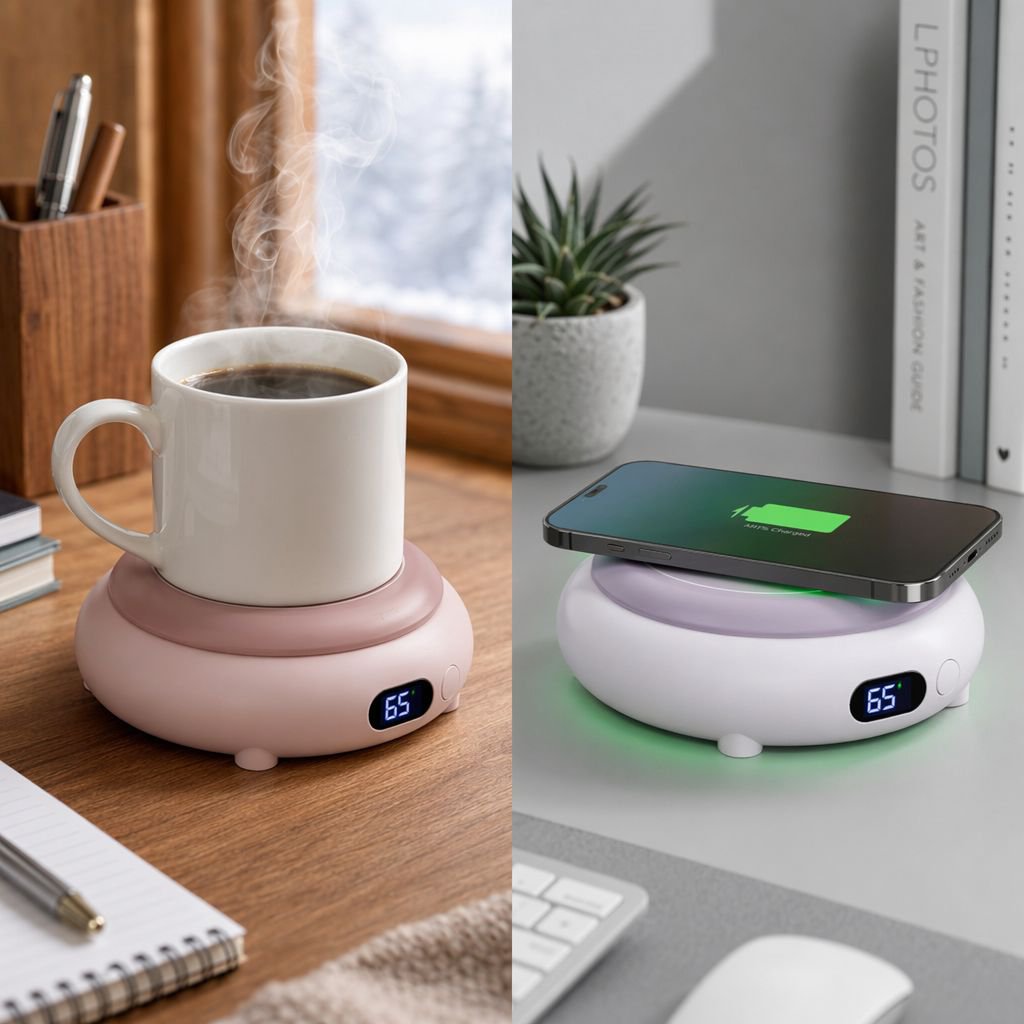 Intelligenter Desktop-Thermobecher mit konstanter Wärme und kabellosem Laden