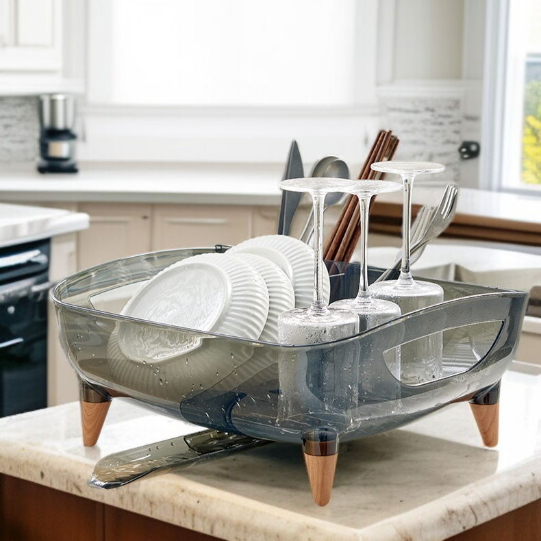 파티션 구조의 접시 수납 선반