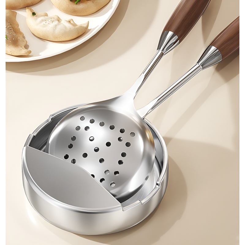 Repisa de acero inoxidable para utensilios de cocina y espátulas