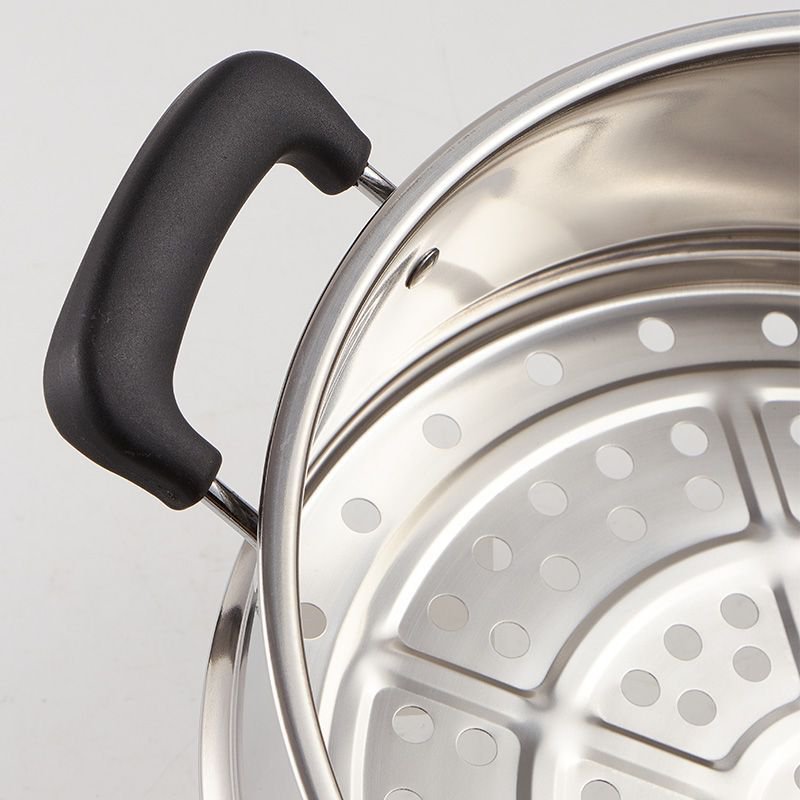 Dicker Edelstahl-Dampftopf