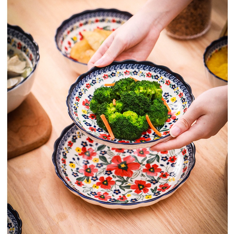 下絵付けディナープレート