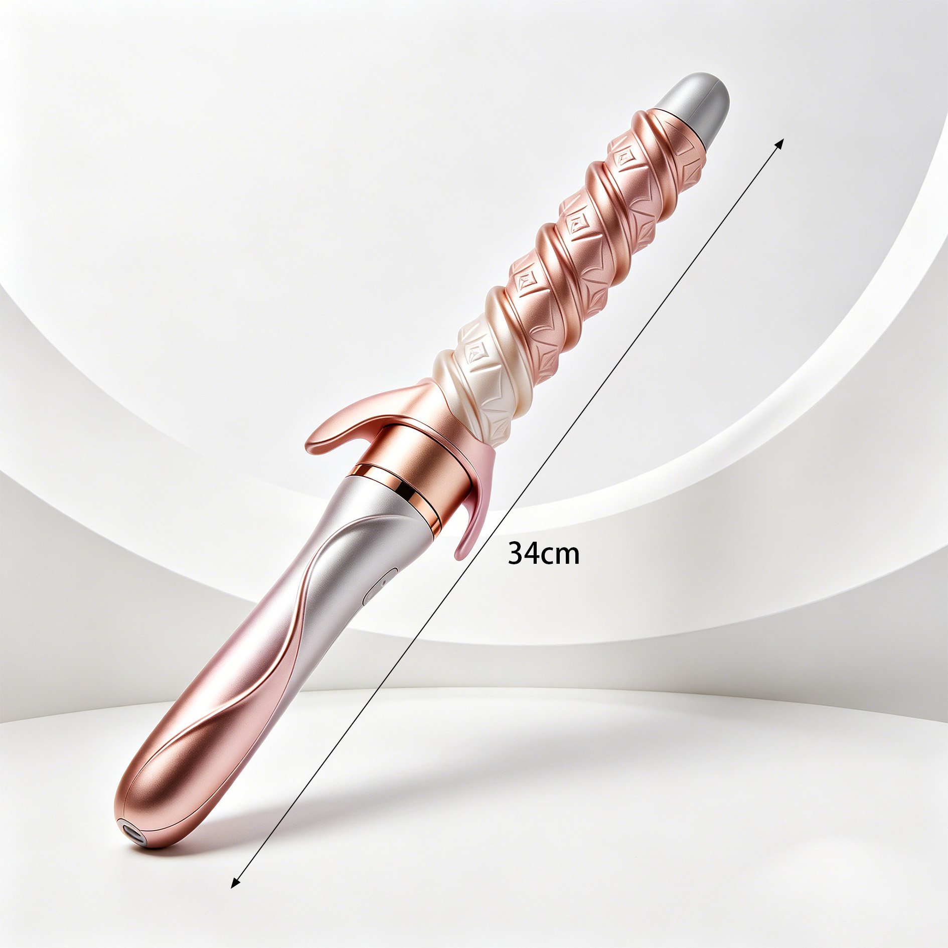 Smart Temperature Control Curling Wand close-up