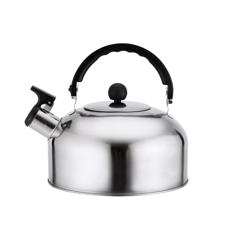 Flat-bottomed stainless steel kettle