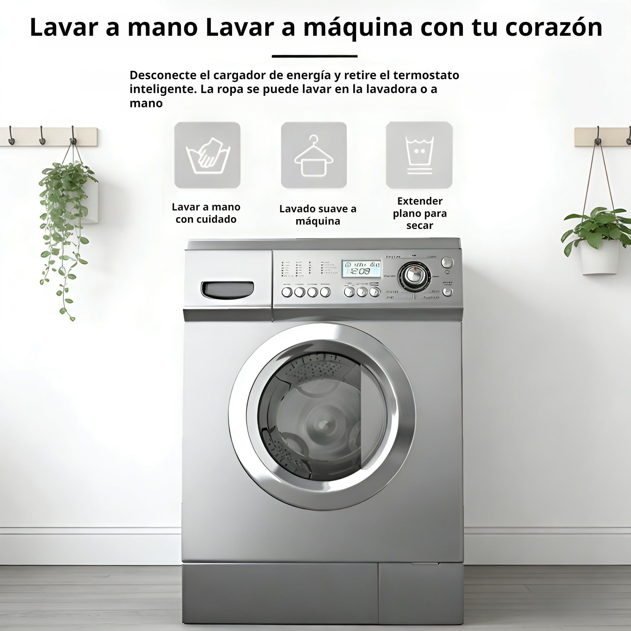 Chaleco Manta Calefactable con Forro Acolchado, Manta de Calor Portátil