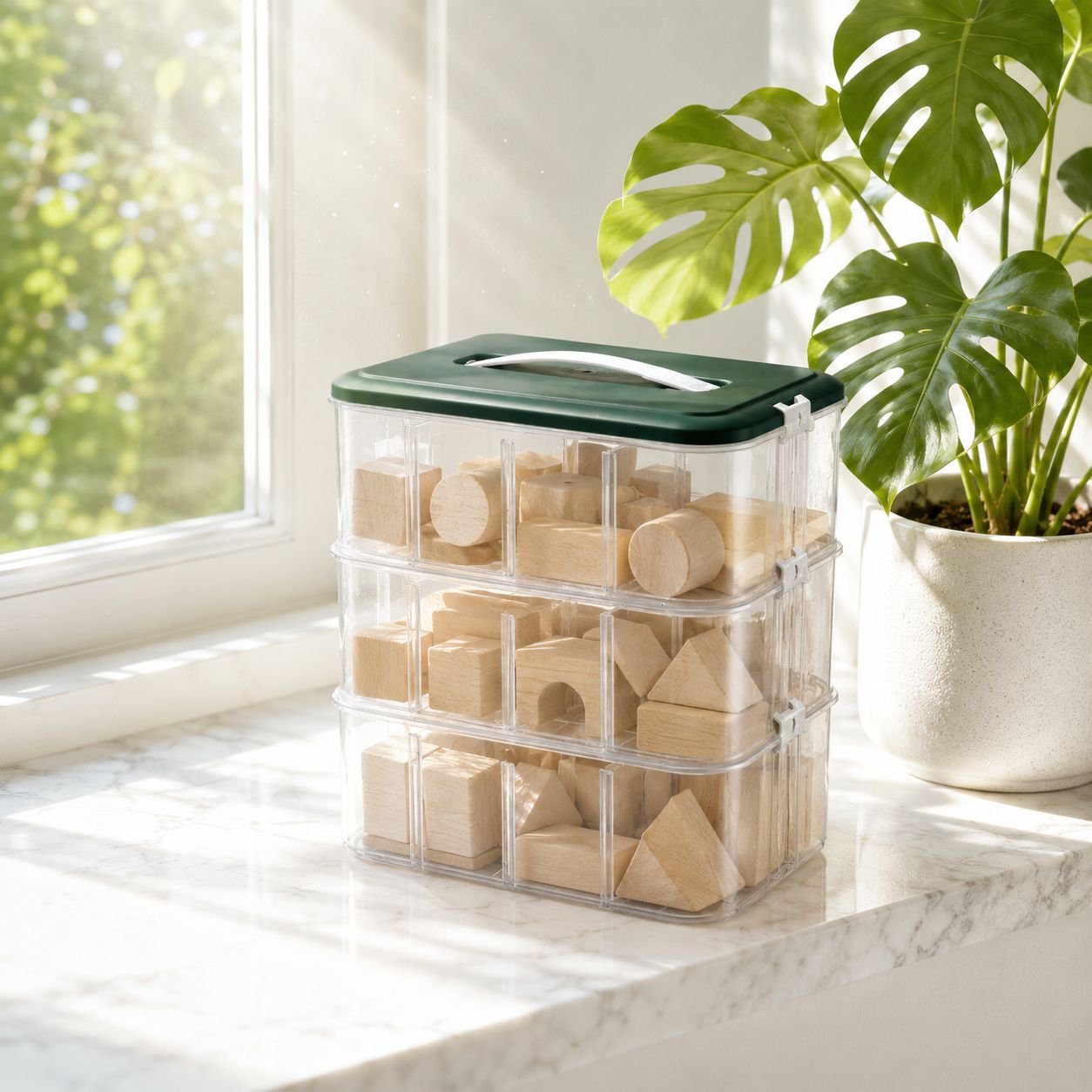 Caja de almacenamiento resistente y duradera