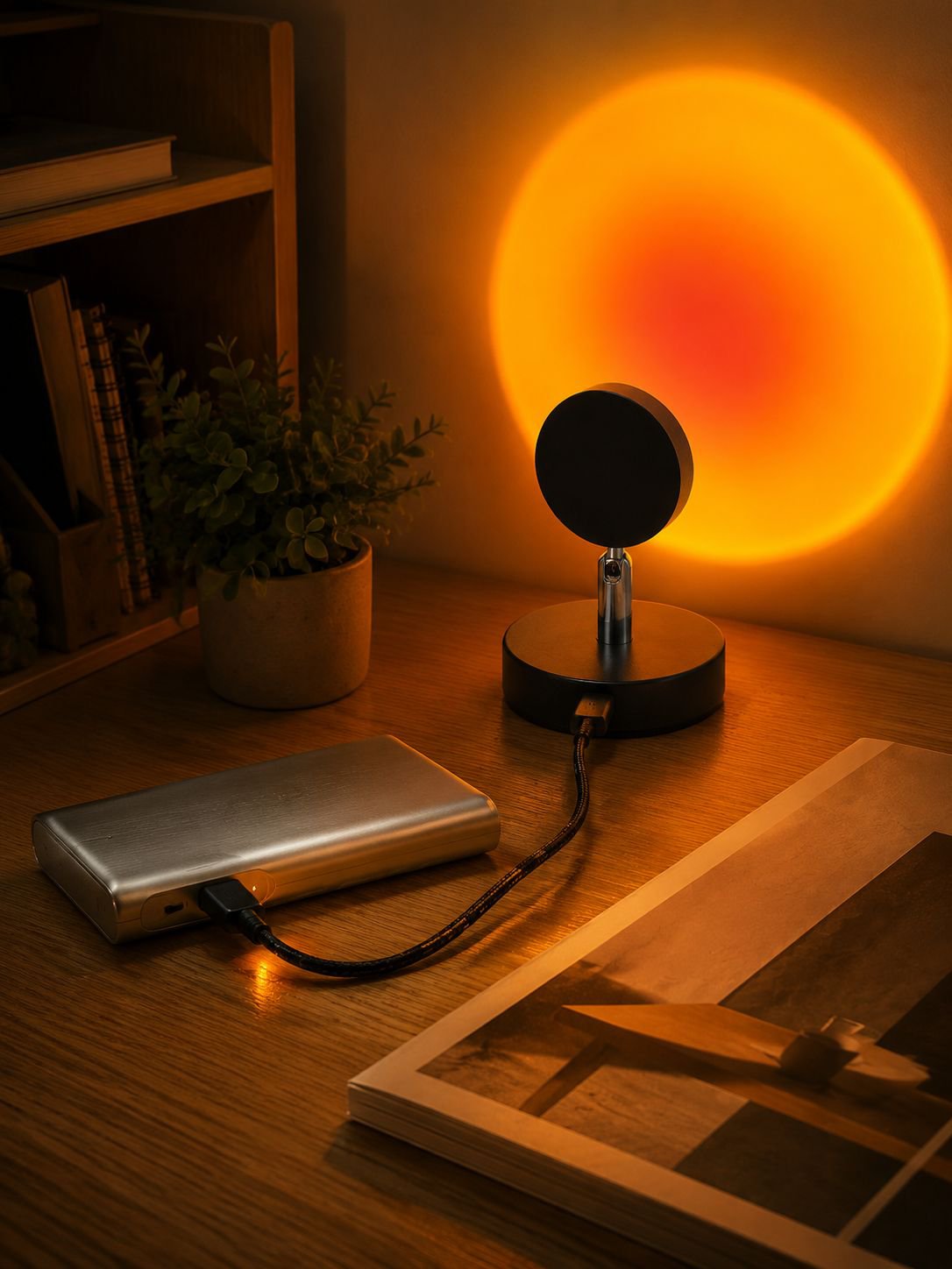 Portable photography fill light for bedroom